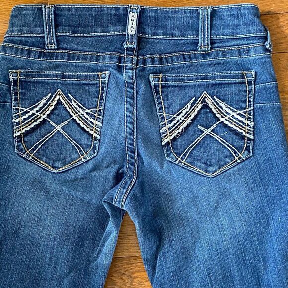 Ariat Real Denim Mid Rise Stretch Bootcut Womens Size 29S - Picture 6 of 11